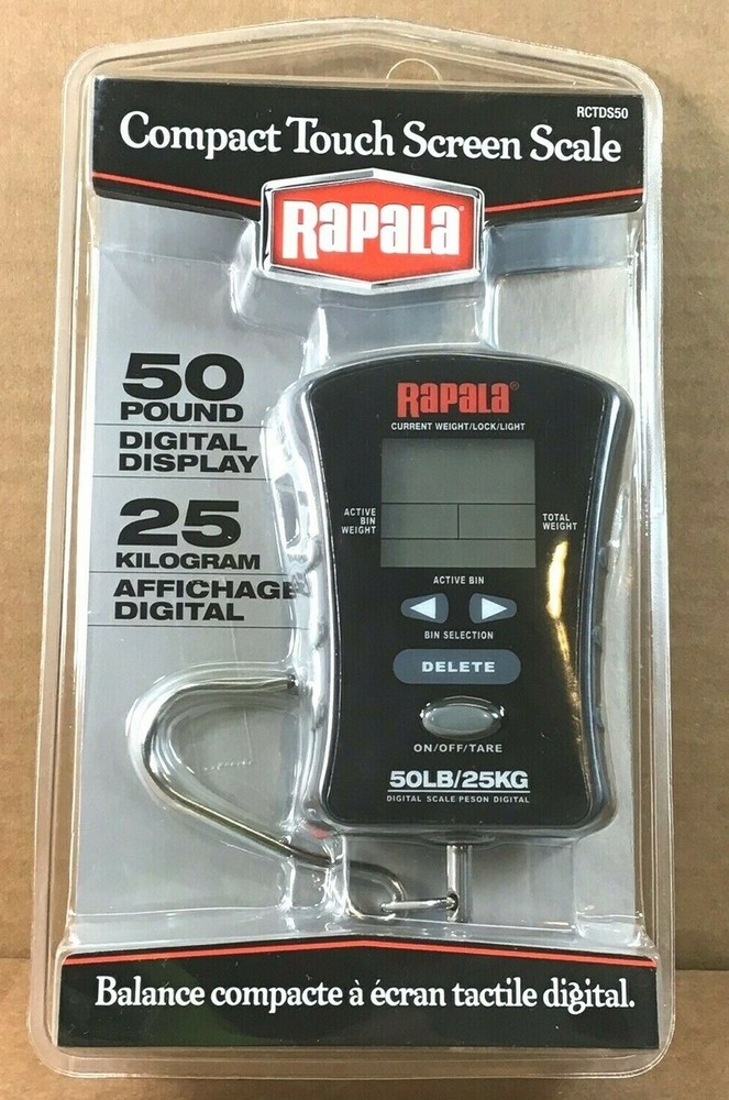 Rapala RCTDS50 Compact Touch Screen Scale 50 LB.