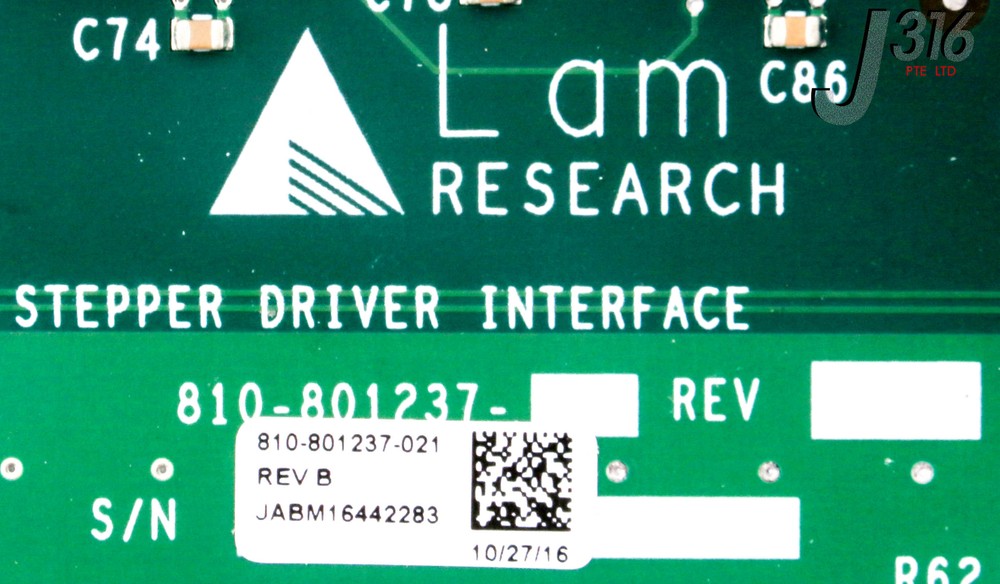 26380 LAM RESEARCH PCB STEPPER DRIVER INTERFACE 810-801237-021