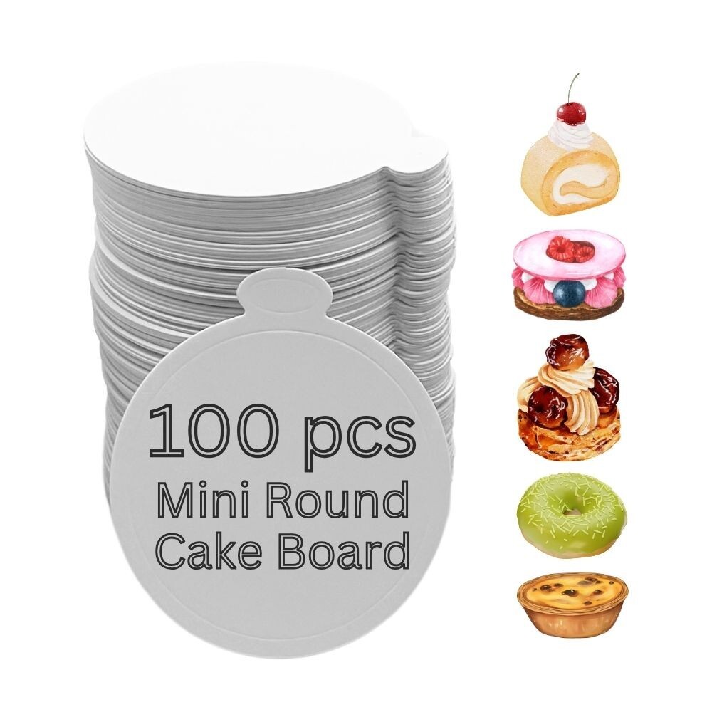 3.5" Mini Round Cake Board (100 pcs)