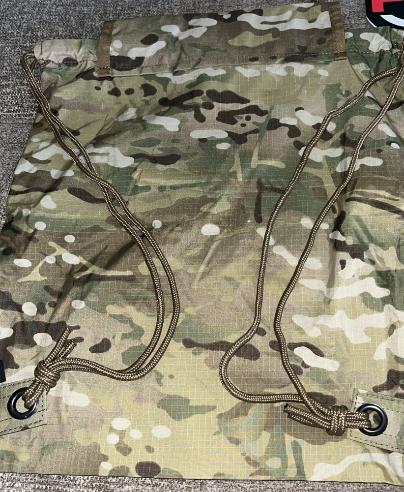 Tactical Drawstring, Weatherproof Back Pack Hiking School Gear