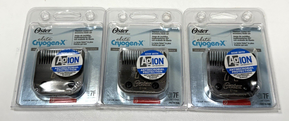 NEW Oster A5 ELITE TITANIUM Cryogen-X 7F Blade Multiple Available