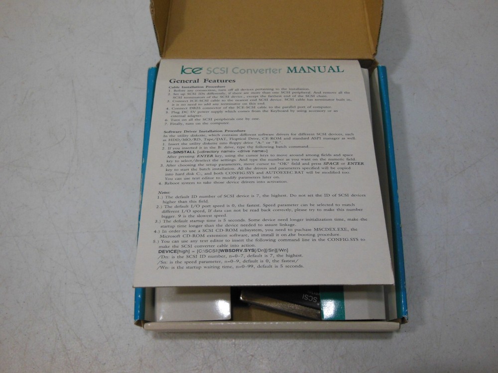 ICE Parallel SCSI Converter