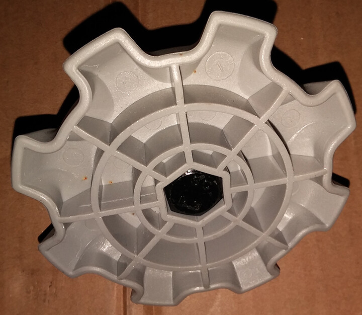 ONE NEW BOWFLEX HVT BASE LEVELER FOOT