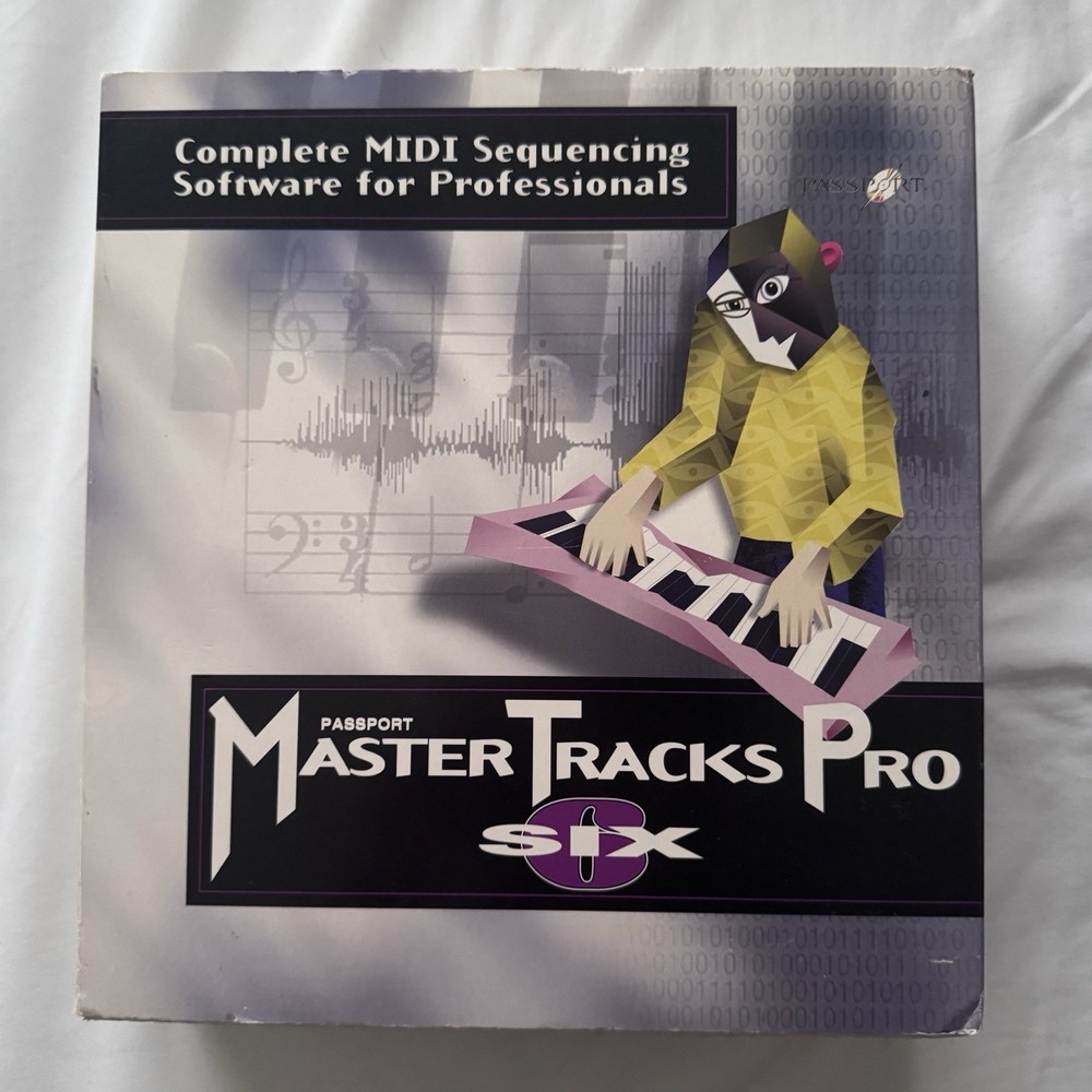 Complete MIDI Sequencing Software Passport Master Tracks Pro 6 Macintosh 1995