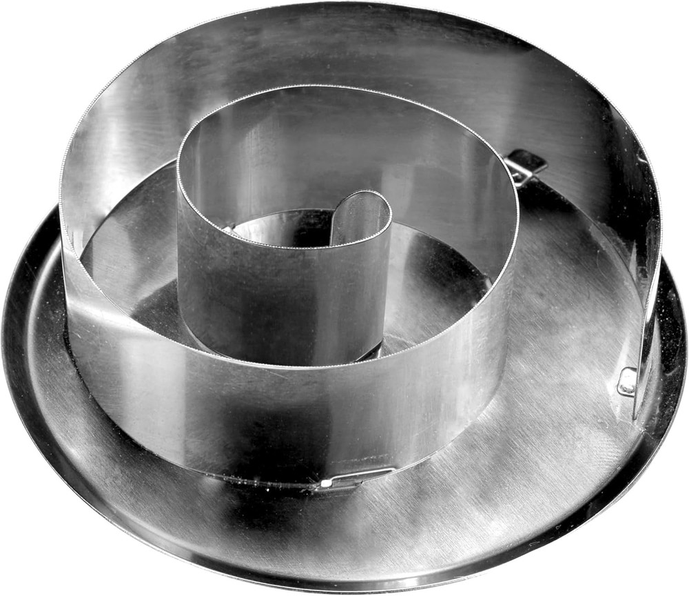 1491 Rosette Pattern Bread Stamp Stainless Steel