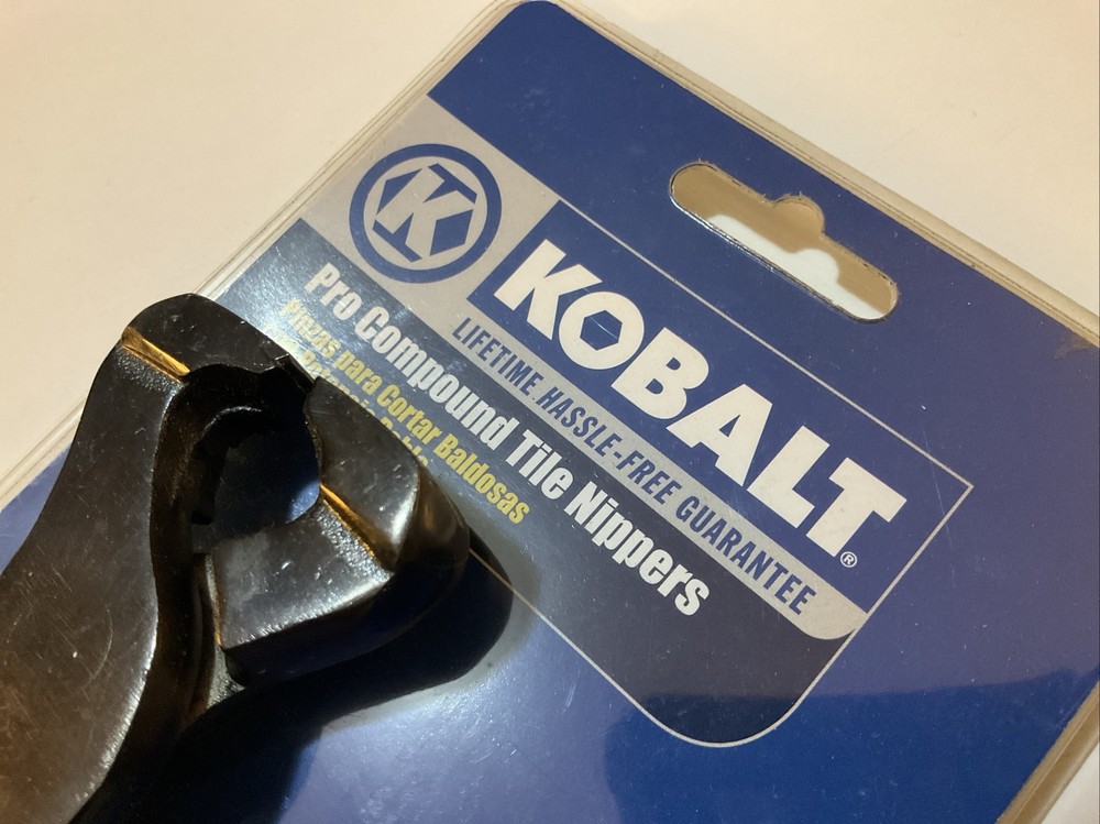 Kobalt Pro Compound Tile Nippers 49793