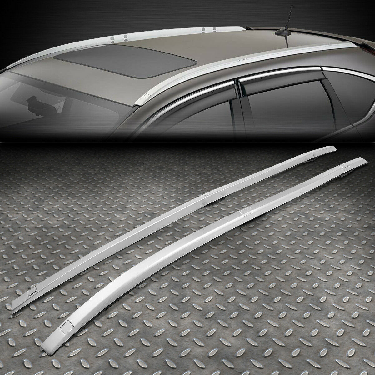 4Pcs Side Rails Cross Bars for 2012 2013 2014 2015 2016 Honda CRV CR-V Roof Rack