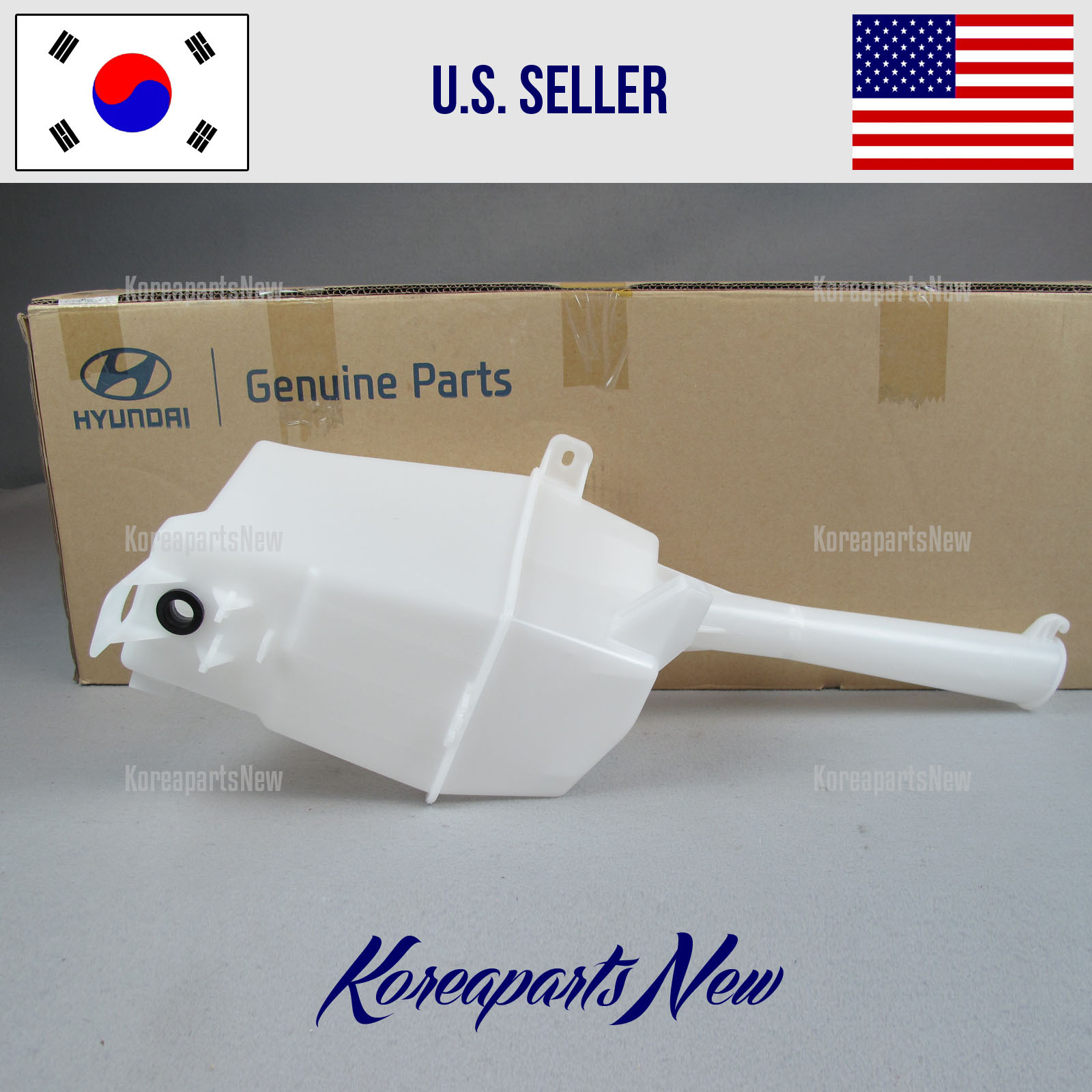 Wiper Washer Windshield Reservoir Tank ⭐GENUINE⭐ fits Hyundai Santa Fe 2013-2018