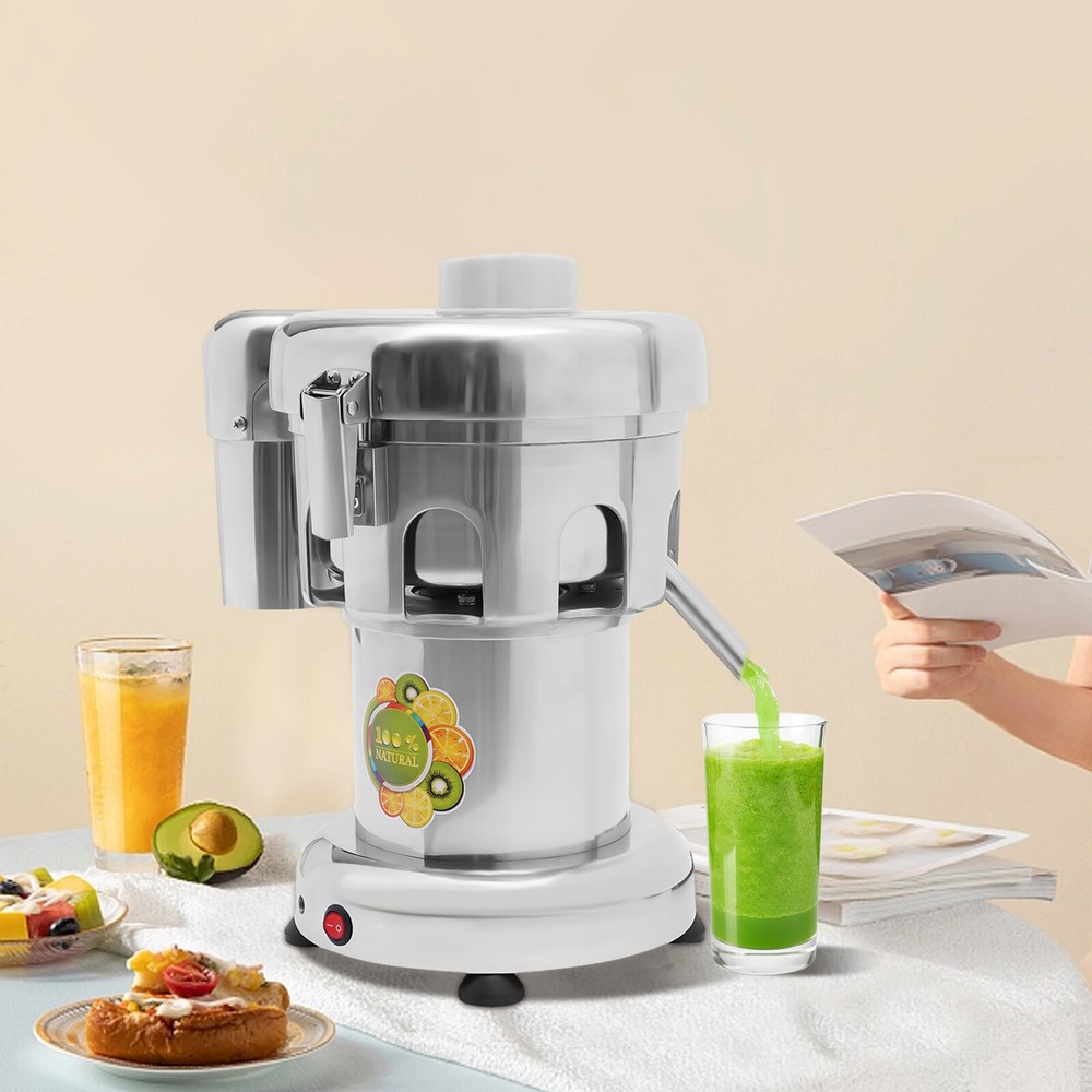 Modern 370W Commercial Juice Extractor Fruit Vegetable Juicer Extractor Silver