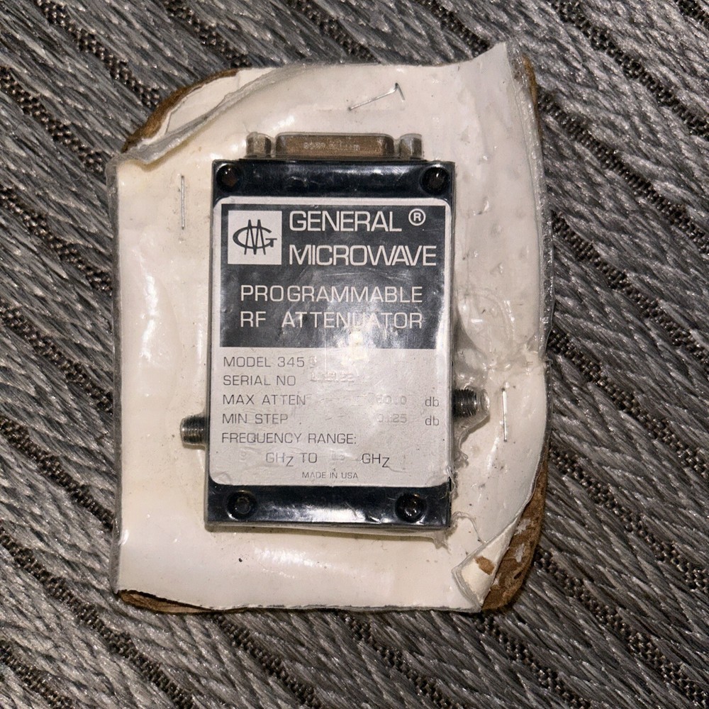 Kratos/General Microwave Programmable RF Attenuator