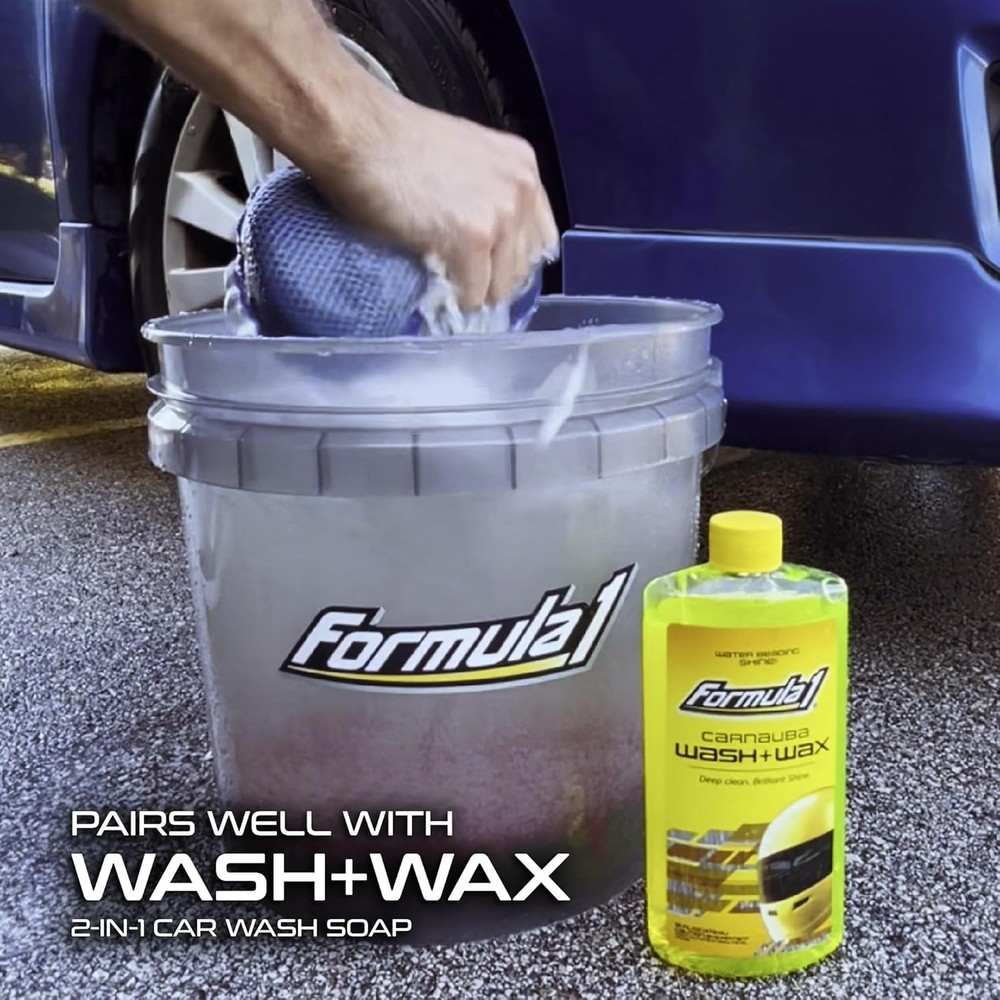 Versatile Two-Sided Car Wash Sponge with Mesh Scrubber - Durable & Effective