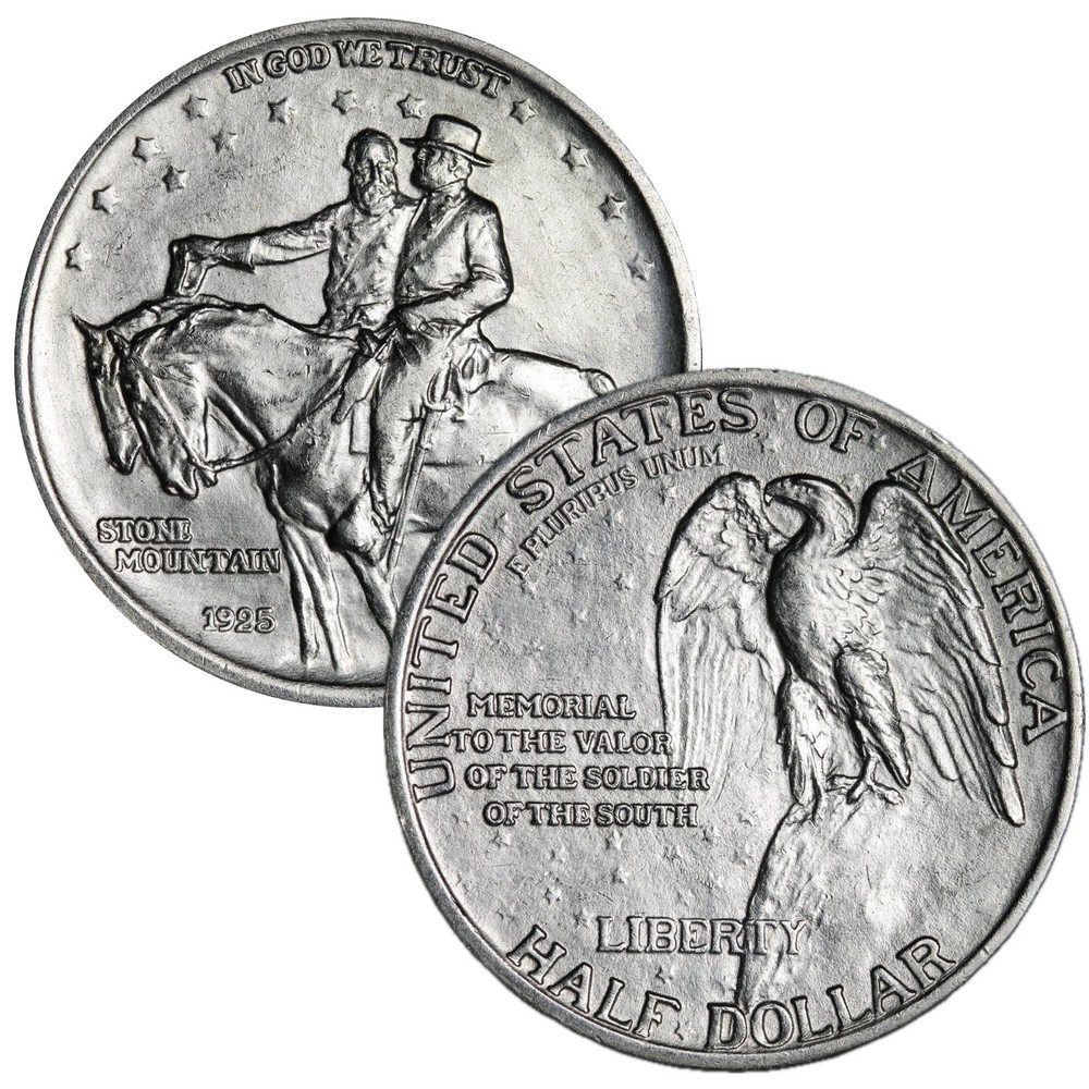 1925 Stone Mountain Silver Half Dollar BU UNCIRCULATED