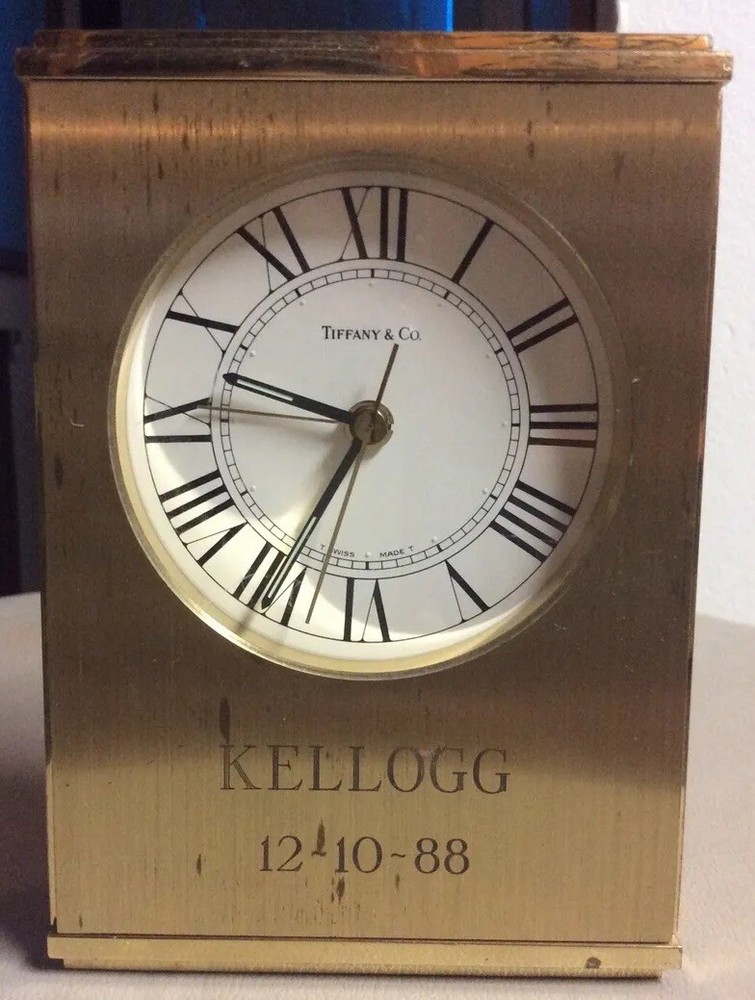 Tiffany & Co. Desk Clock Kellogg Promo