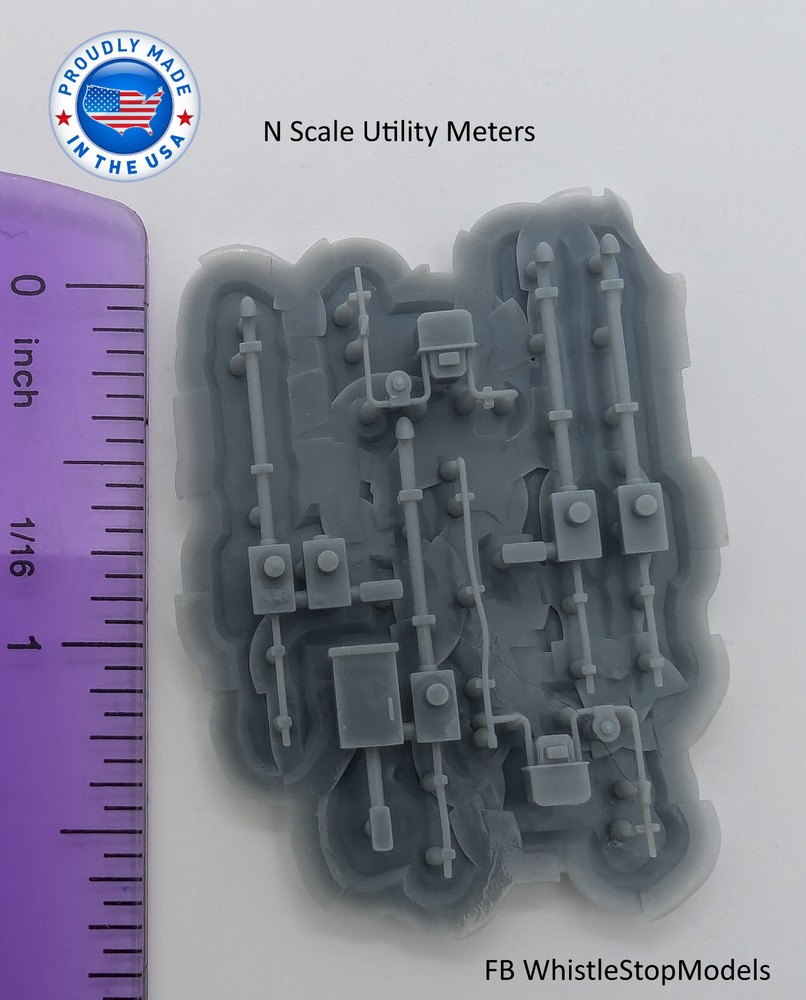 N Scale Utility Meter set