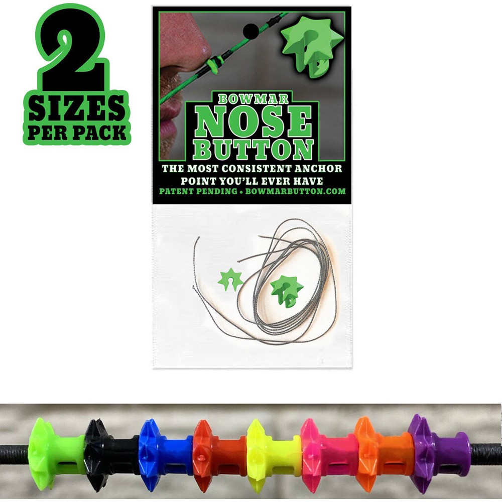 Bowmar Nose Button Pink 2 pc. Small/Large