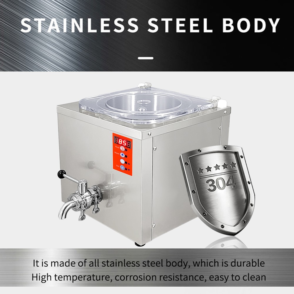 Kolice Commercial desktop Milk Pasteurization Machine, 14L Milk Pasteurizer