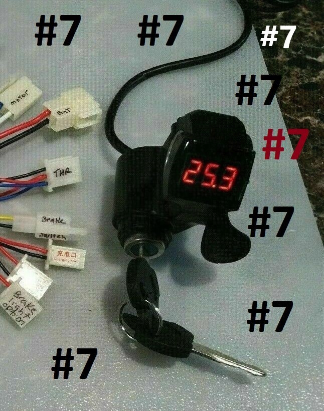 Razor Quad Dirt REVERSE 24 to 36Volt Throttle & Controller Dirt Quad 500 36 volt