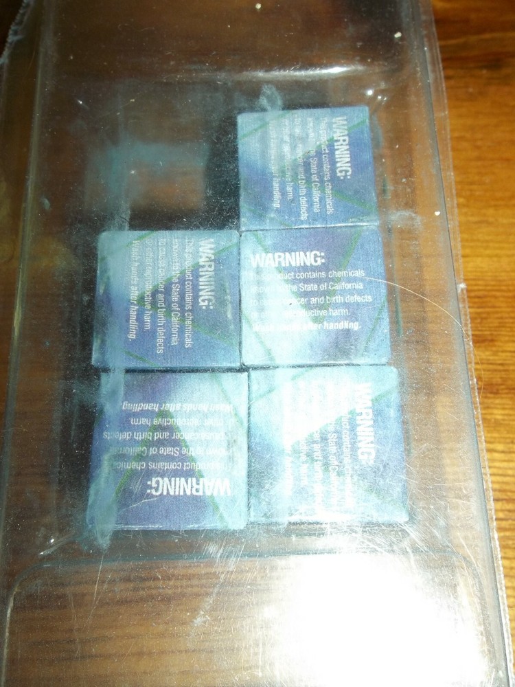 BILLARD STICK TIP CHALK 5 EACH