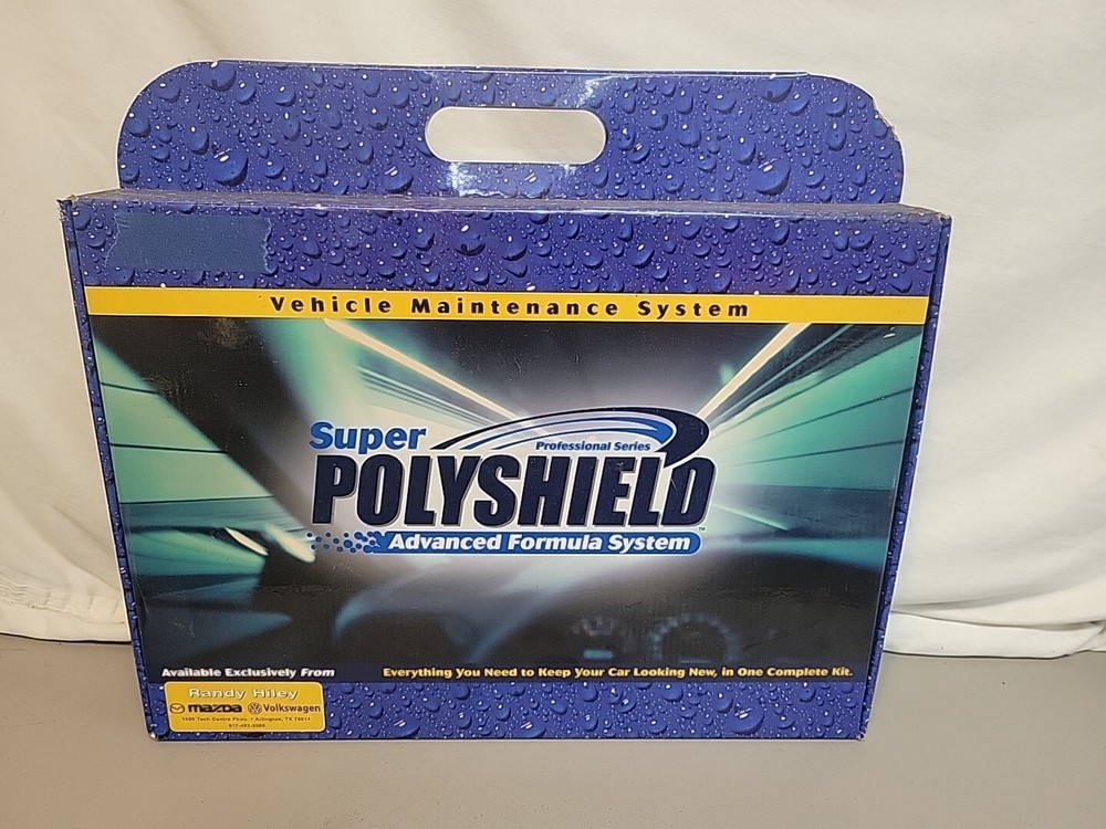 Super Polyshield Advanced Formula Car Detailing System Complete Kit New In Box