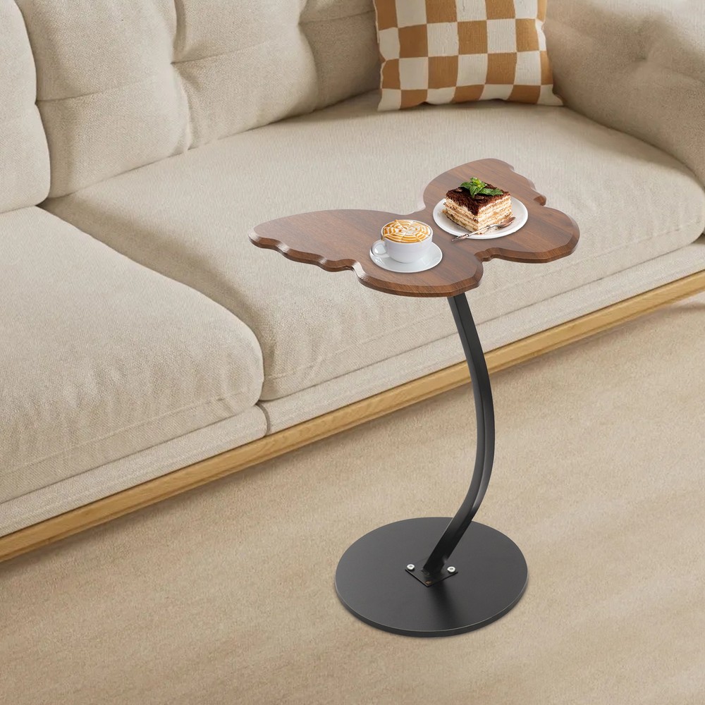22.83 in Tall End Table Sofa Side Table Multi-purpose Small Space Table