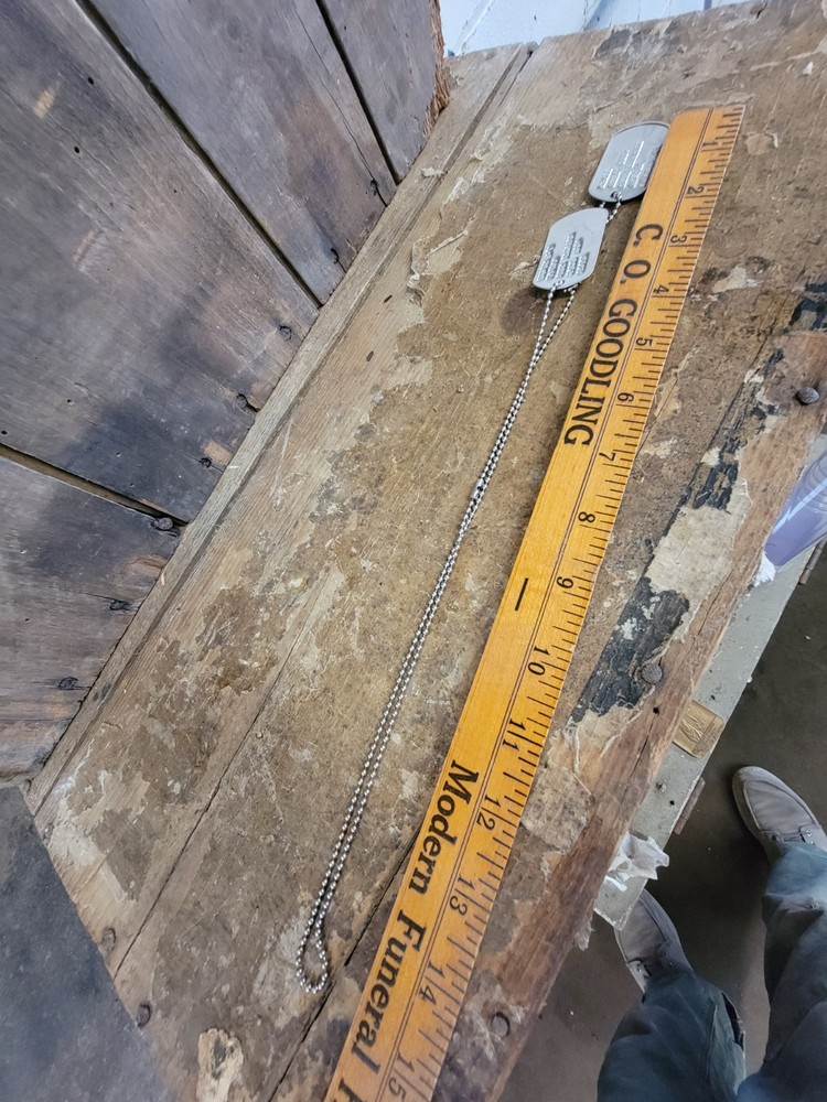 Vintage Military dog tags Meijer Boy Beer Brigade "Grope" Willie Pete (WP #190)