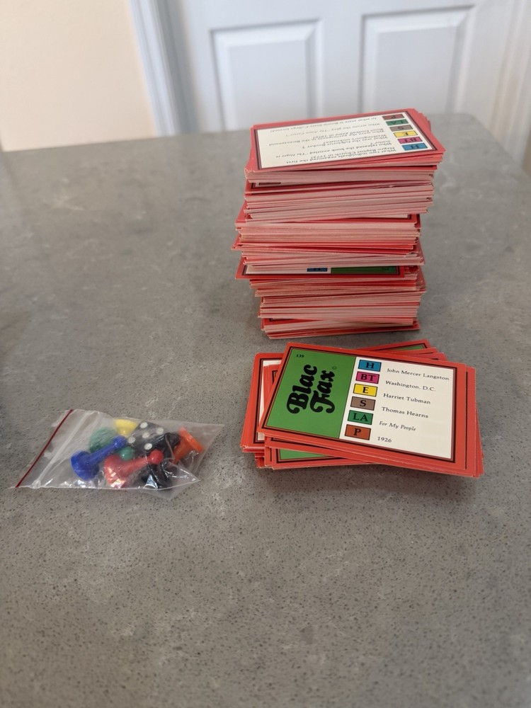Rare! Blac Fax Trivia Game - Read Description