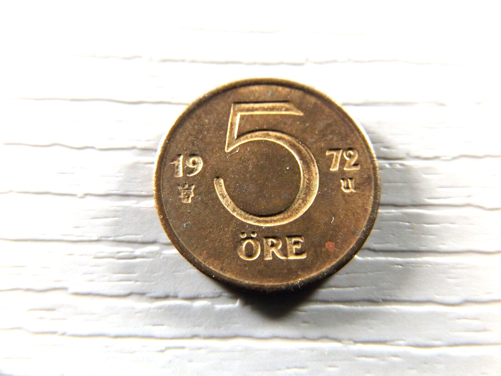 SWEDEN 1972 5 Ore