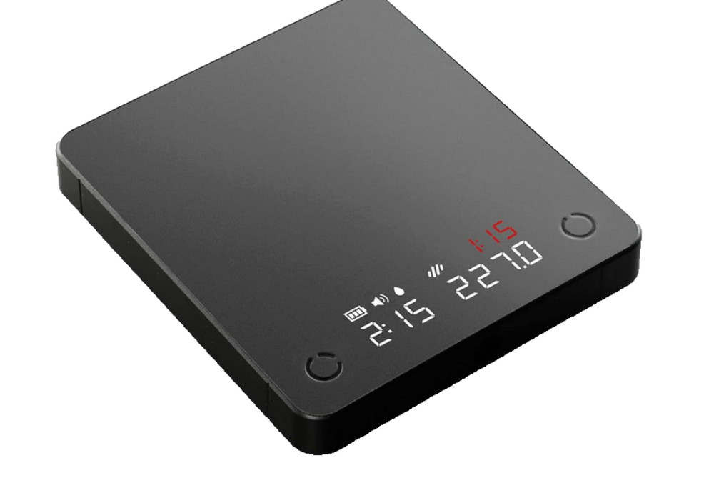 Mini Coffee Scale with Timer 2kg/0.1g High Precision Digital Scale Rechargeable