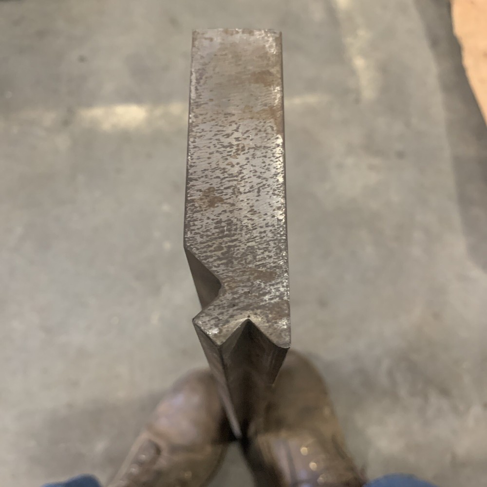 28.5” Press Brake V Bottom Die