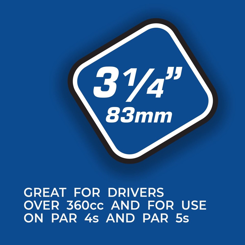 Pride Golf Tee Performance Plastic Golf Tees - 100 Count, 3-1/4 Inch - Citrus...