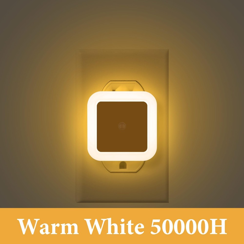 Tuanse LED Night Lights Plug into Smart Sensor Automatic Night Lamp Nightlights