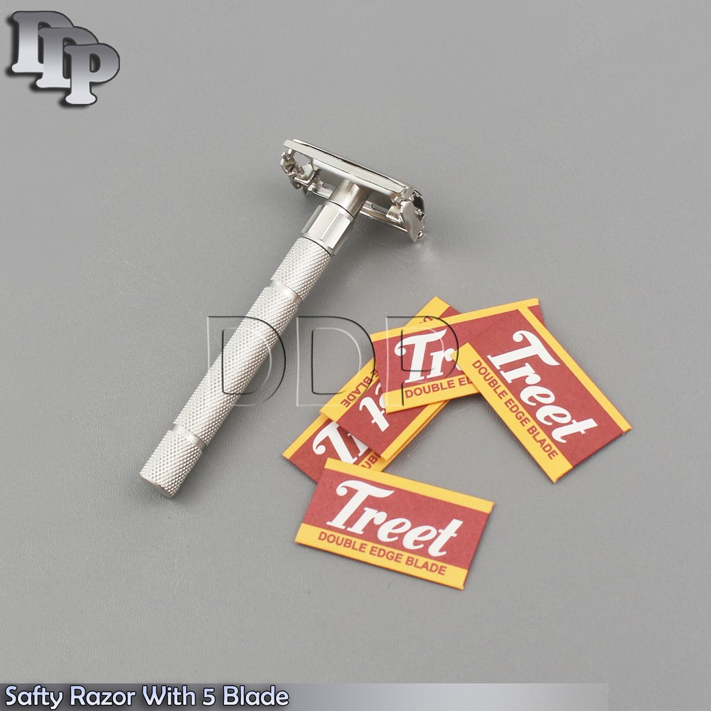 SAFTY RAZOR TOP QUALITY WITH FEATHER 5 BLADE
