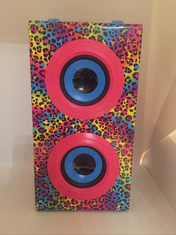 Lisa Frank Hunter The Leopard Wireless Bluetooth Portable Stereo Speaker 1994