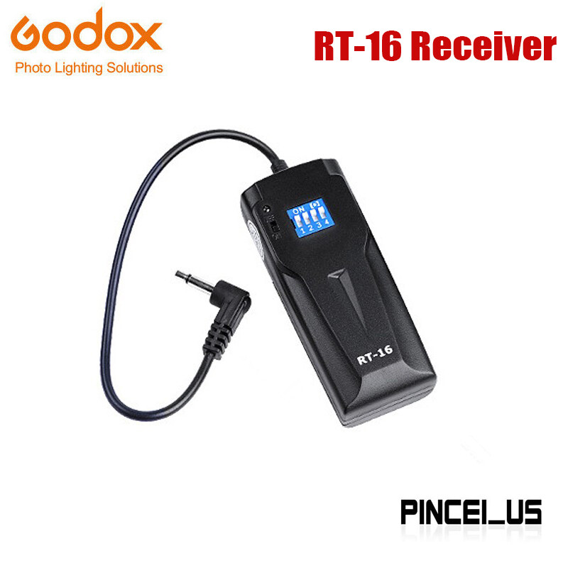 For Studio Lights Godox RT-16 Receiver Flash Trigger 16-CH Remote Flash Trigger