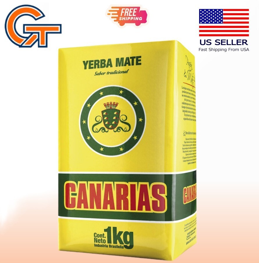 YERBA MATE CANARIAS   1 KG /2.2 LB - FREE SHIPPING FROM USA