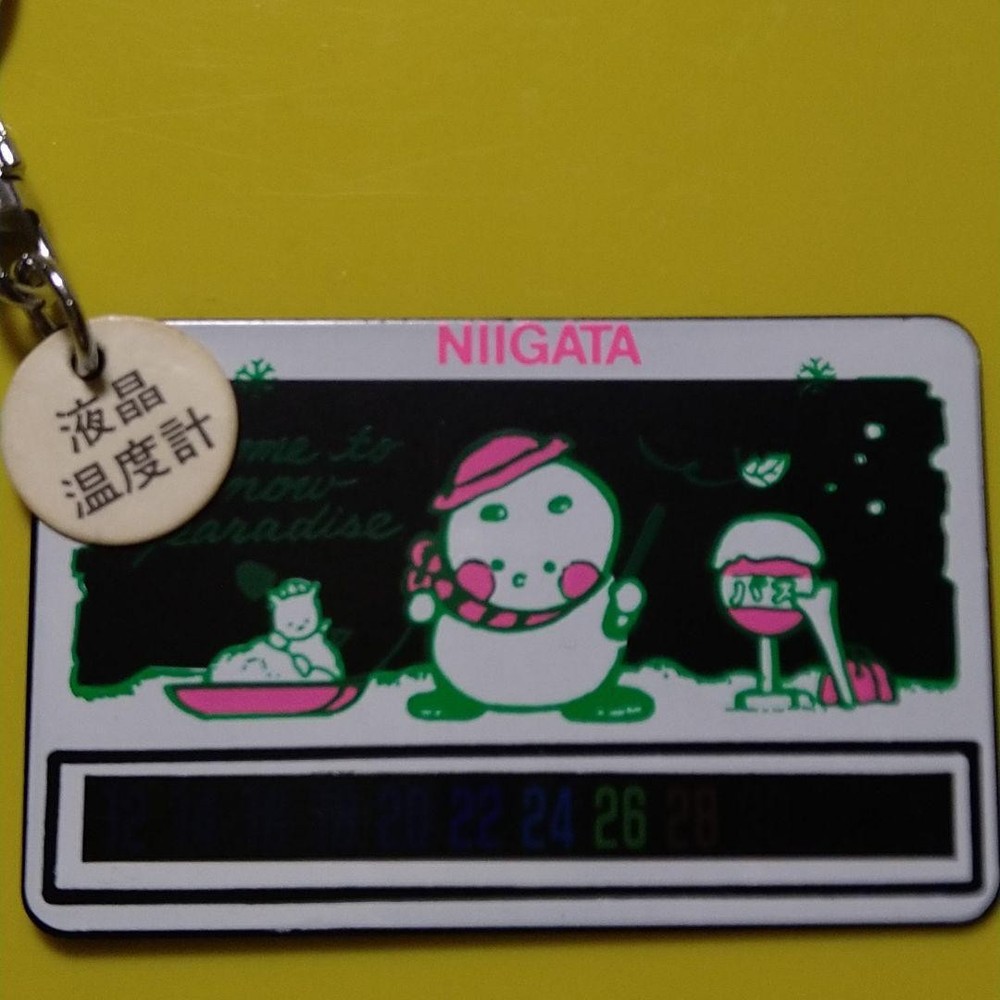 Niigata Retro Keychain (with Thermometer)