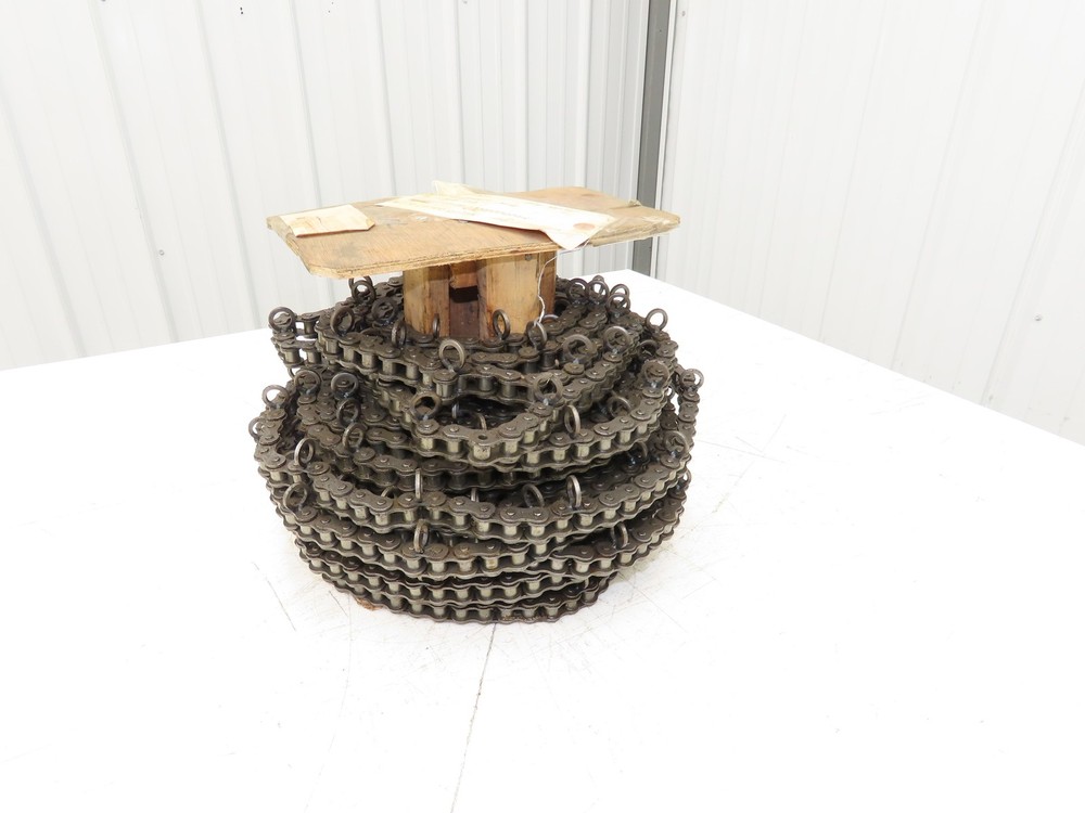 Dematic FMH 20052-000 Cable Chain Loop Ring Attachment #50 Roller Chain 80Ft