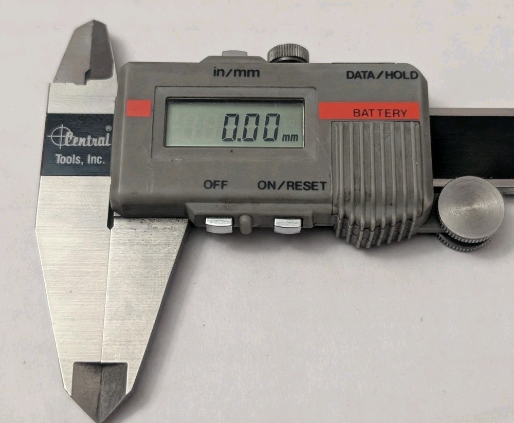 Central Tools Digital Caliper Tested Works Great