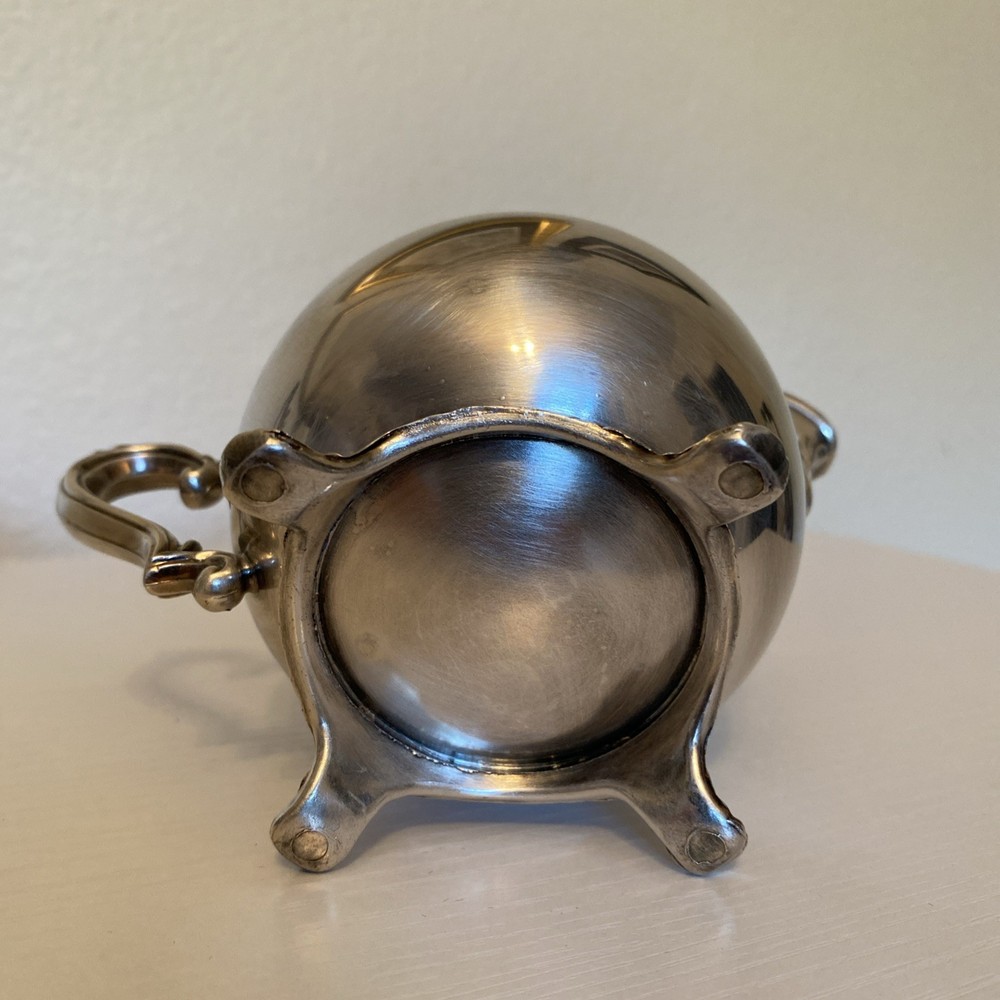 Vintage Silverplate Sugar & Creamer Set Footed – Replacement