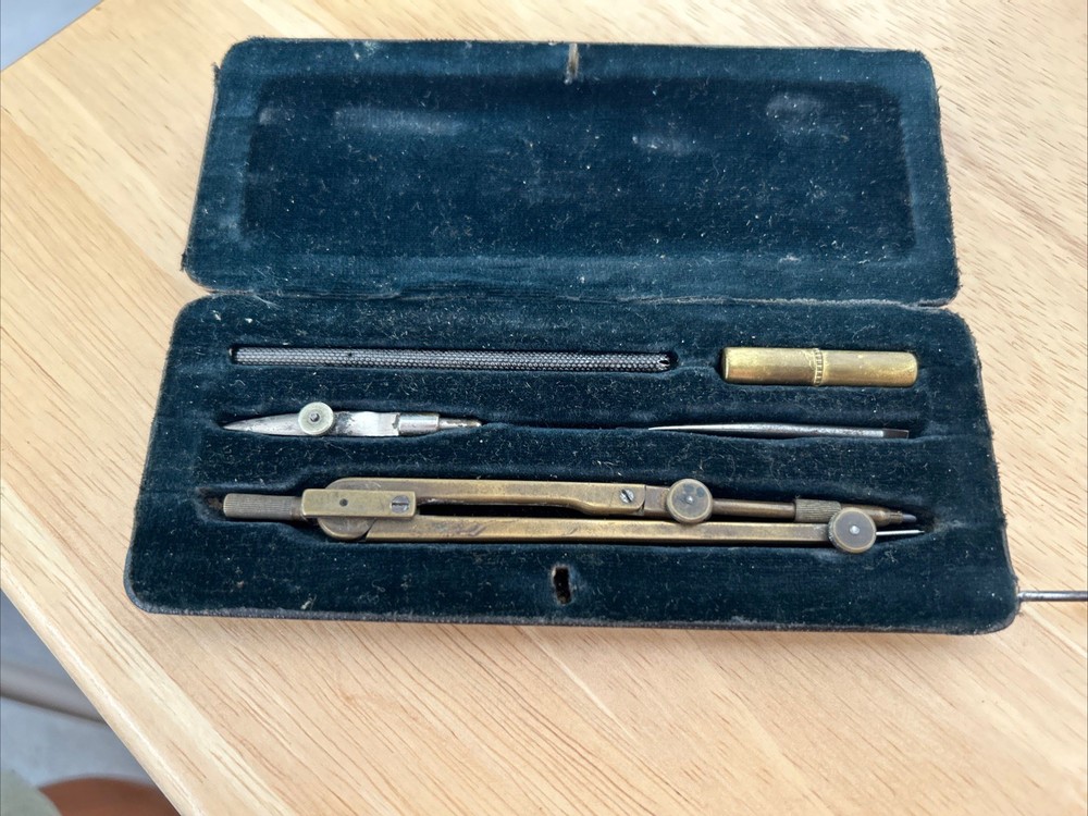 Compass Drawings Set - Vintage