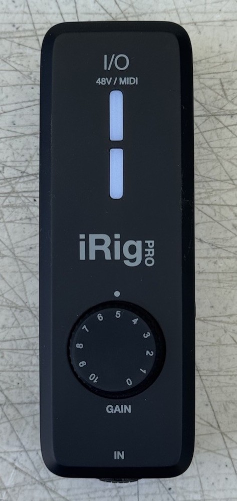 IK Multimedia iRig Pro I/O Universal Audio & MIDI Computer Recording  Interface