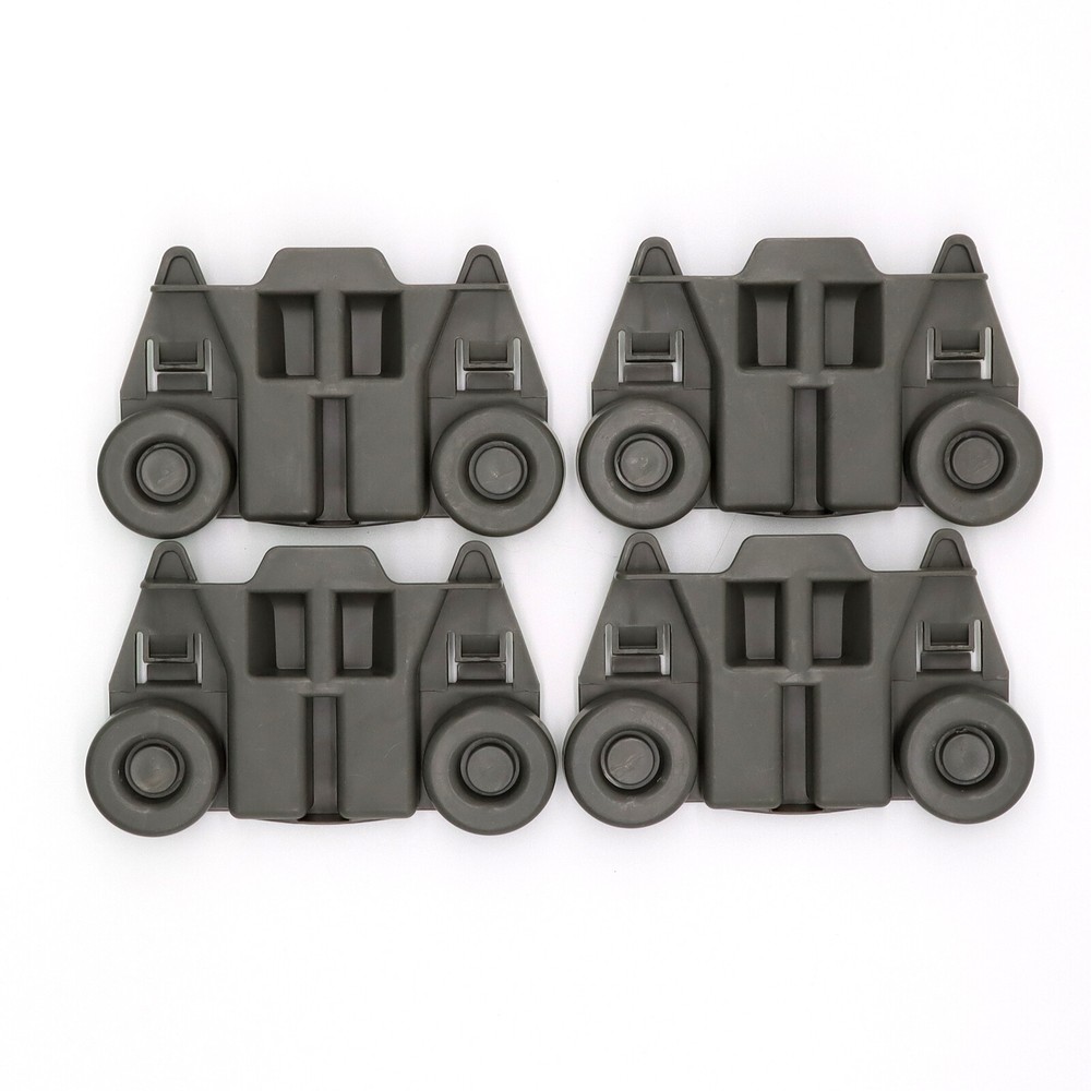 For KitchenAid KDTE104ESS1 Dishwasher Lower Dishrack Wheels (4 Pack)