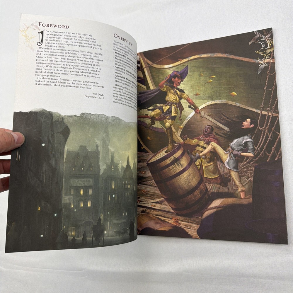Waterdeep City Encounters Dungeons & Dragons Adventure Module