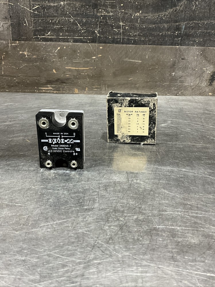 Opto 22 240D10-7 Solid State Relay NOS