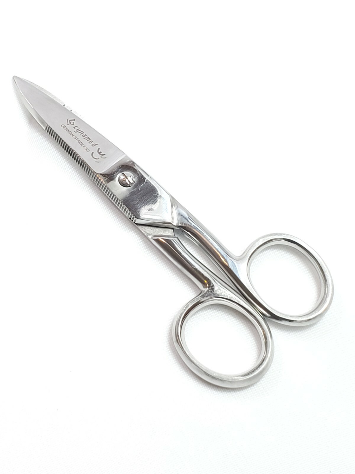 Multi-Purpose Electrician Red Scissors 5.25" Cutting Stripping Wires Instruments