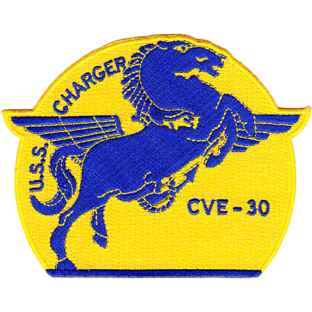 USS Charger CVE-30 Carrier Escort Ship Patch