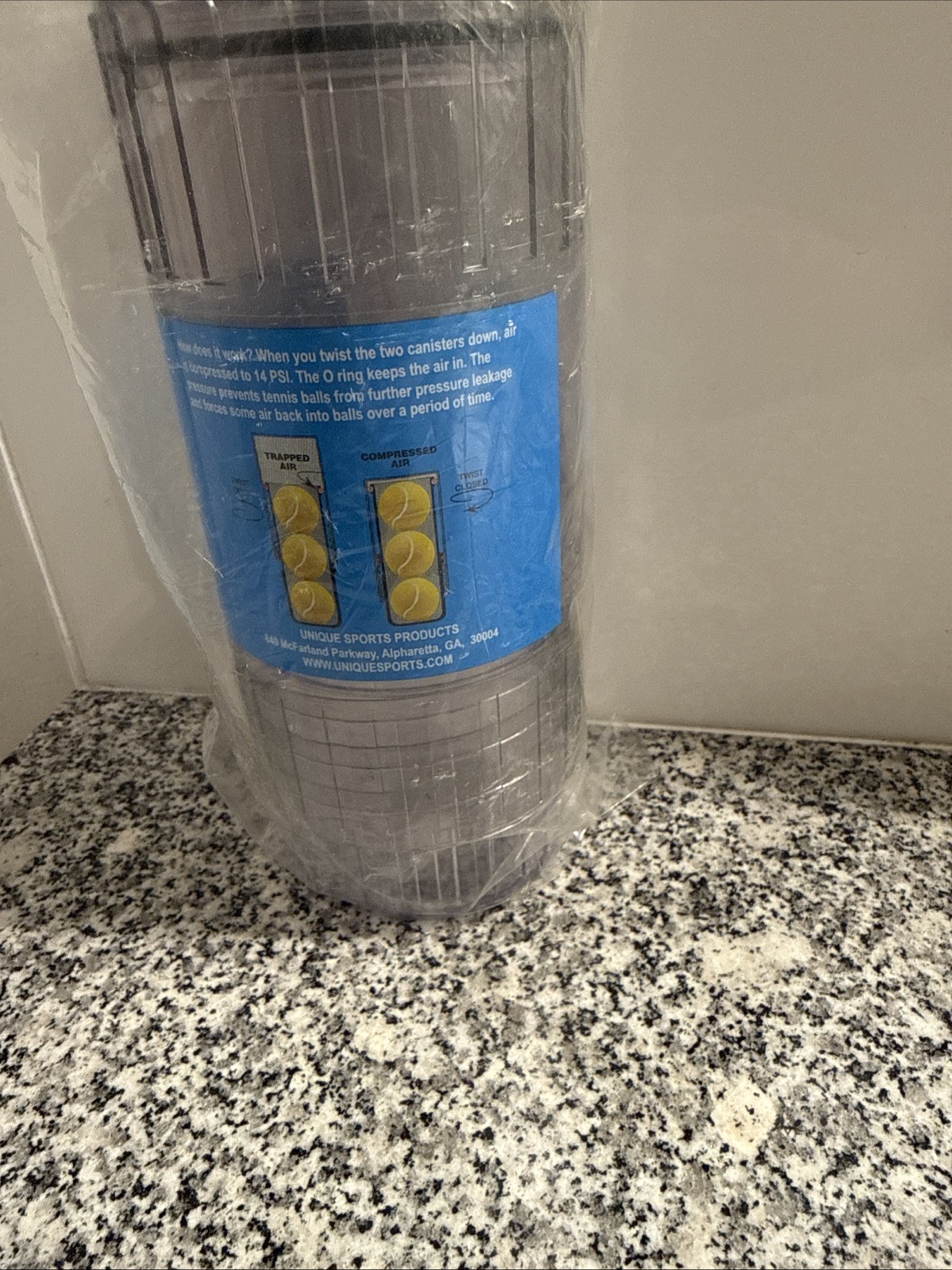 Tourna Restore Tennis Ball Pressurizer - Extends Tennis Ball Bounce New Sealed