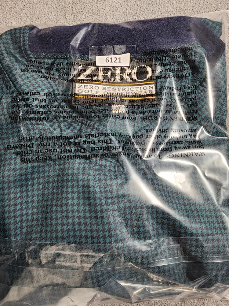 Zero Restriction Jacket Men XL Green Windbreaker Pullover Lightweight Golf USA