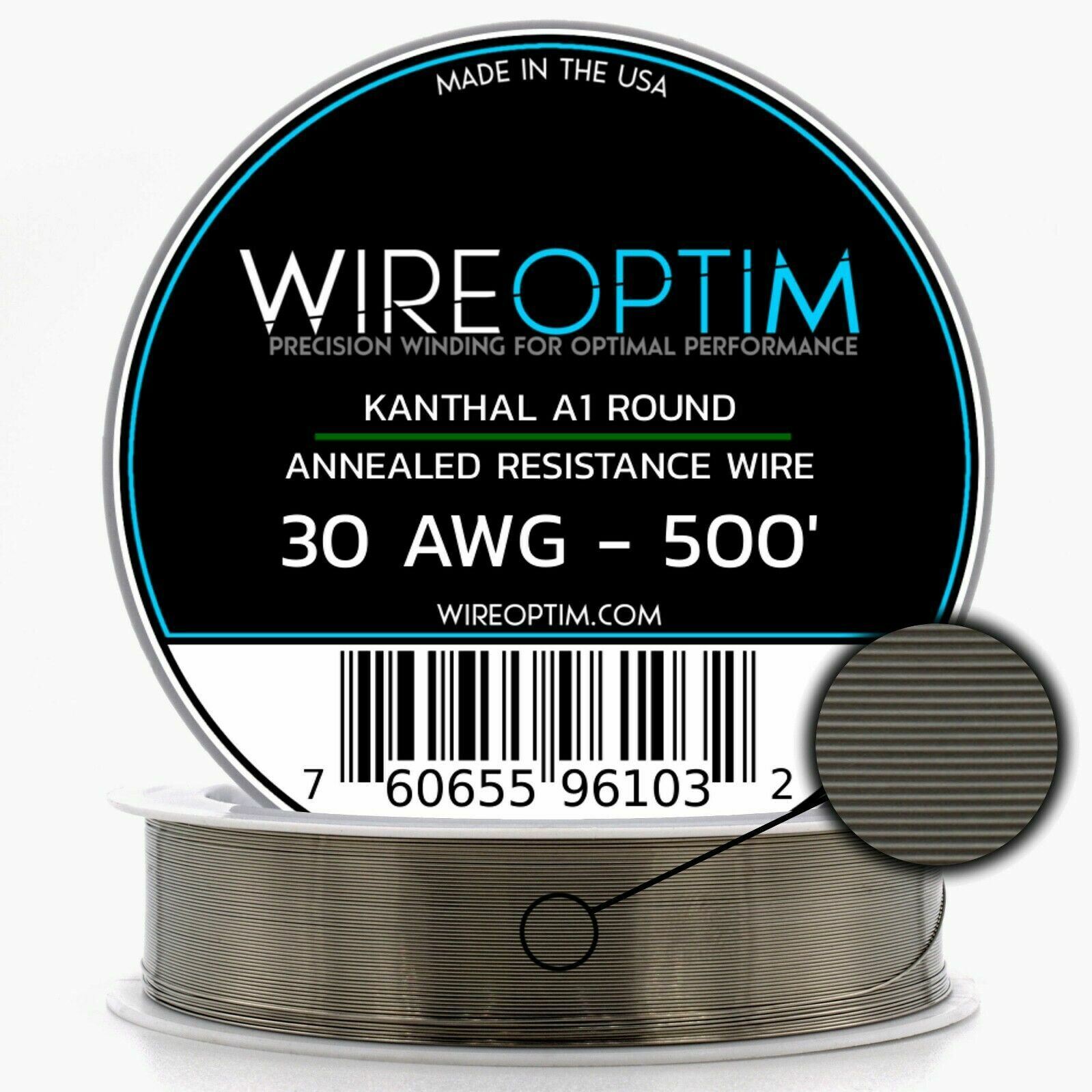 Kanthal A1 16 18 20 21 22 23 24 25 26 27 28 29 30 31 32 34 36 38 40 AWG 25-1000'