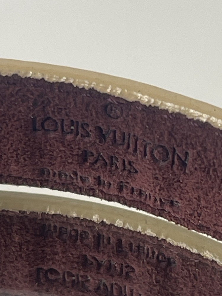 Louis Vuitton Good Luck Beige Leather Bracelet